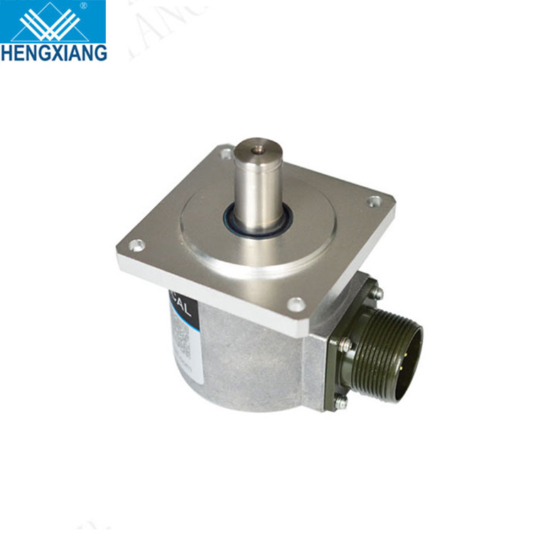 Flange 65mm Rotary Motor Incremental Encoder 5000ppr Solid Shaft 15mm