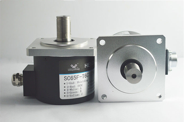 Flange 65mm Rotary Motor Incremental Encoder 5000ppr Solid Shaft 15mm